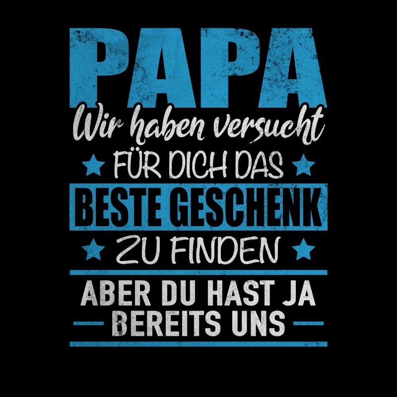 Papa Beste Geschenk Bereits Uns Vater Väter Kinder