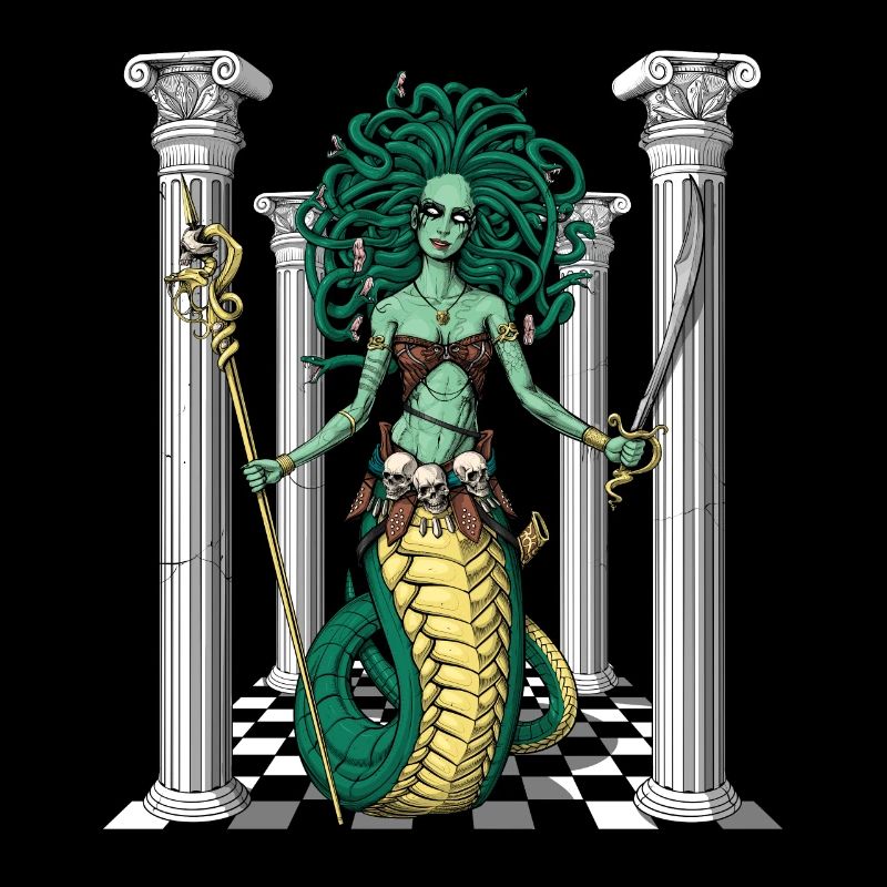 Déesse gorgone méduse