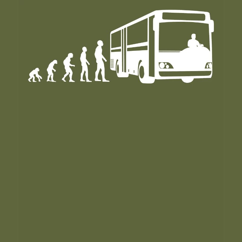 Busfahrer Evolution Bus Fahrer Beruf Job Geschenk