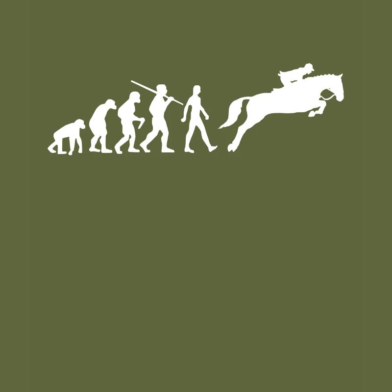 Reiterin Evolution Pferde