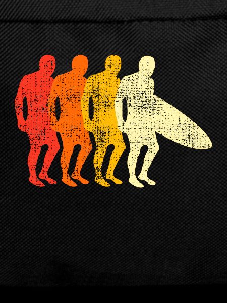 Retro Surfing Surfer