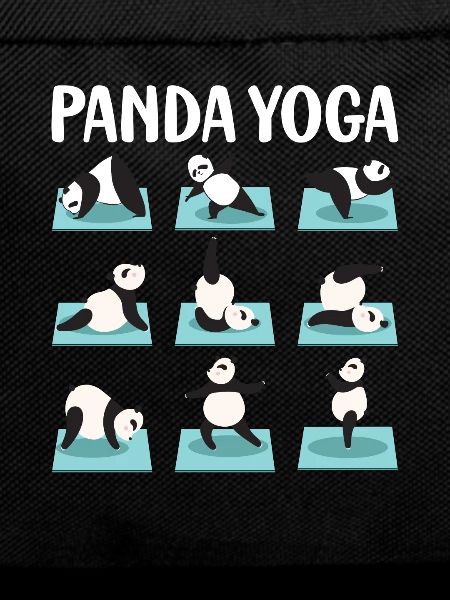 Funny Panda Yoga Postures