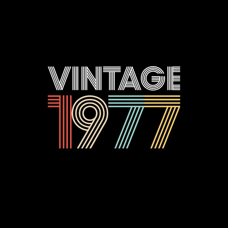 Vintage 1977 Geburtstag
