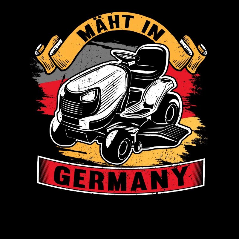 Rasentraktor rasen Mäht in Germany Geschenk design