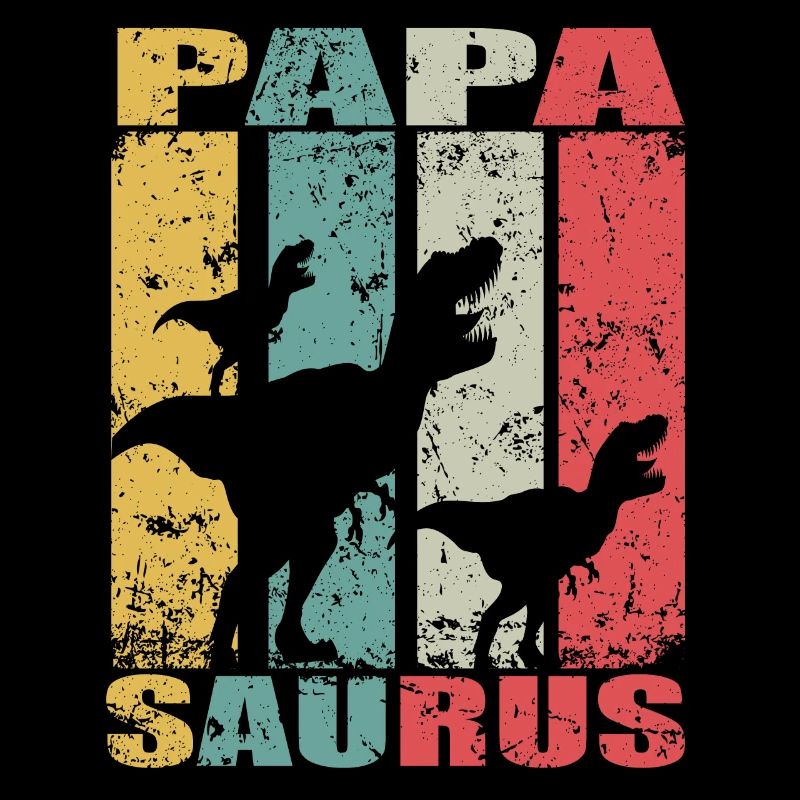 Papasaurus Dinosaurier Dino Zwillinge Papa Saurus