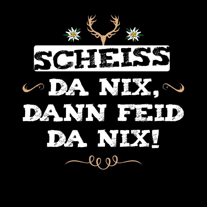 Scheiss da nix, dann feid da nix! Bayern Sprüche