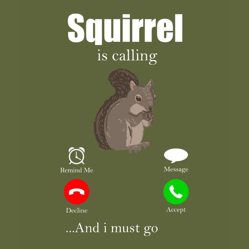 Écureuil tshirt rayé Écureuils