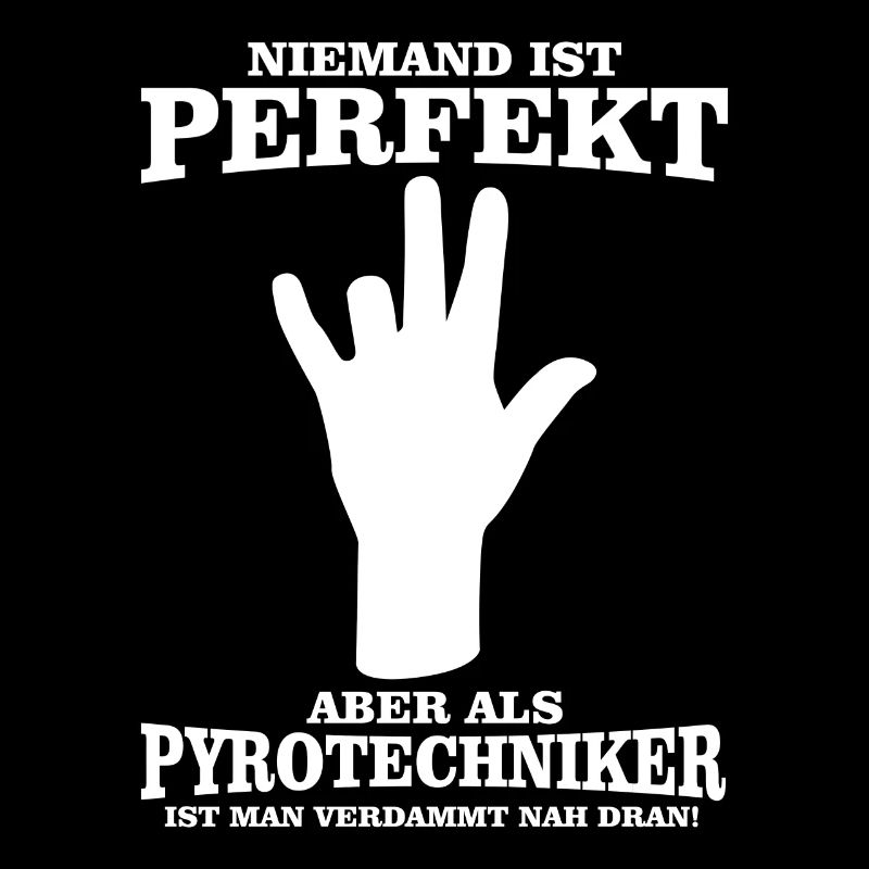 Pyrotechniker lustig witzig Finger fehlt Geschenk