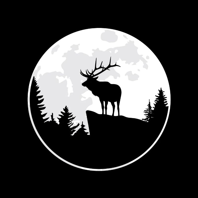 Moose Gift Deer Wild Nature Forest Deer