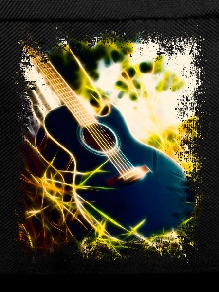 Guitar in the grass
