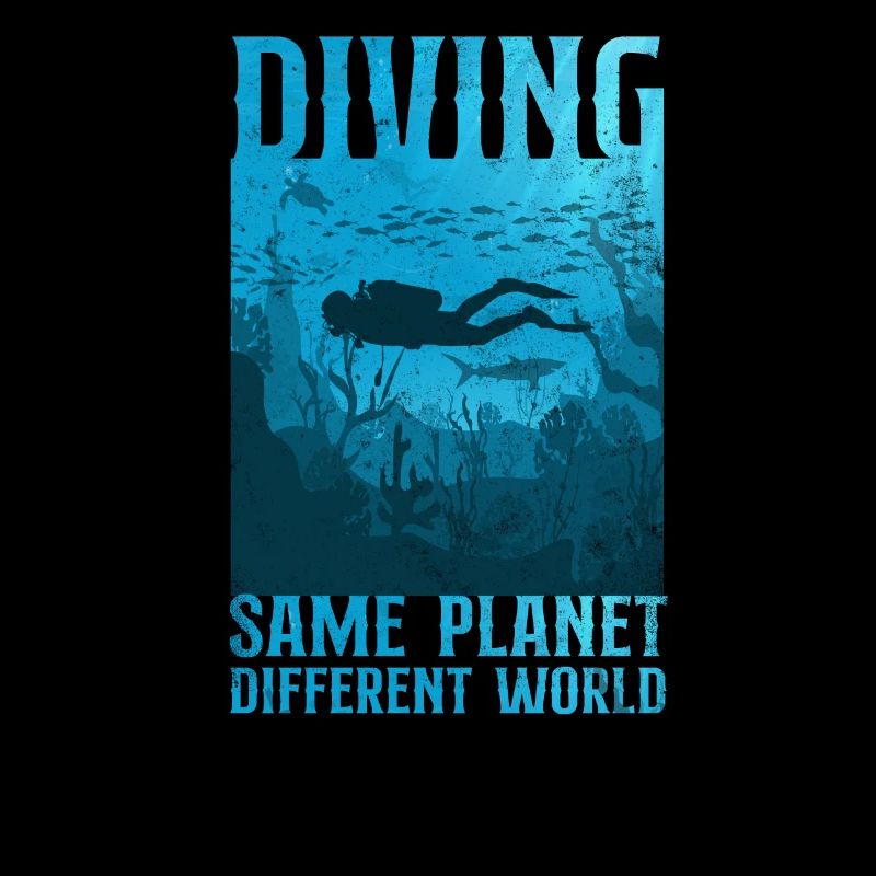Scuba Diver Diving Same Planet