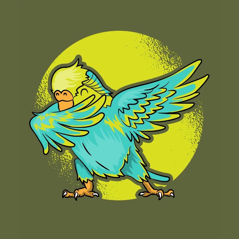 Budgerigar Dabbing Bird Cockatiel