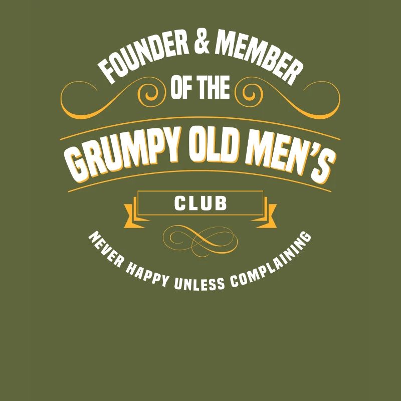 Grumpy old man