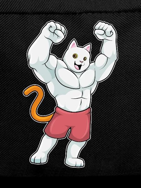 Cat Bodybuilder Bodybuilding Sport