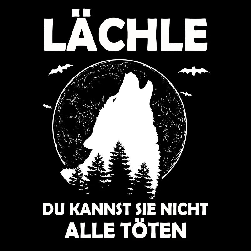Wolf Tshirt Anführer Führer Rudel Leitwolf Chef