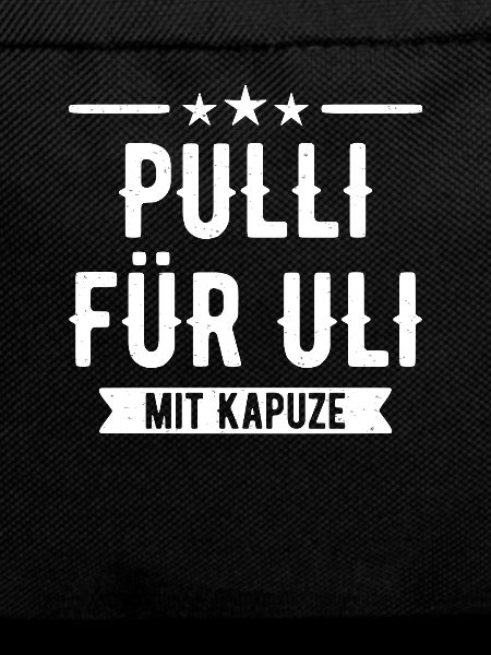 Pulli für Uli Geschenk