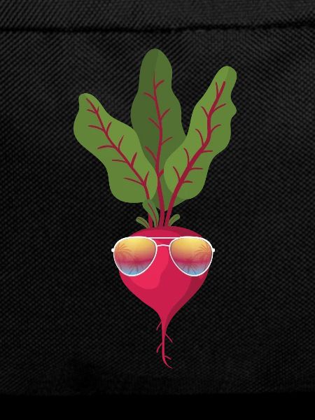 Turnip with sunglasses