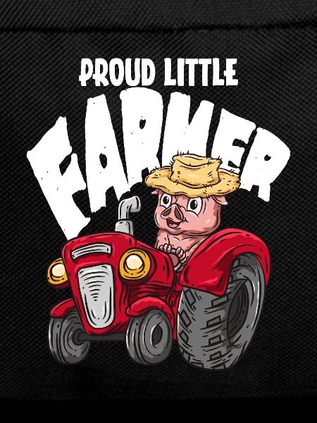 Proud little farmer