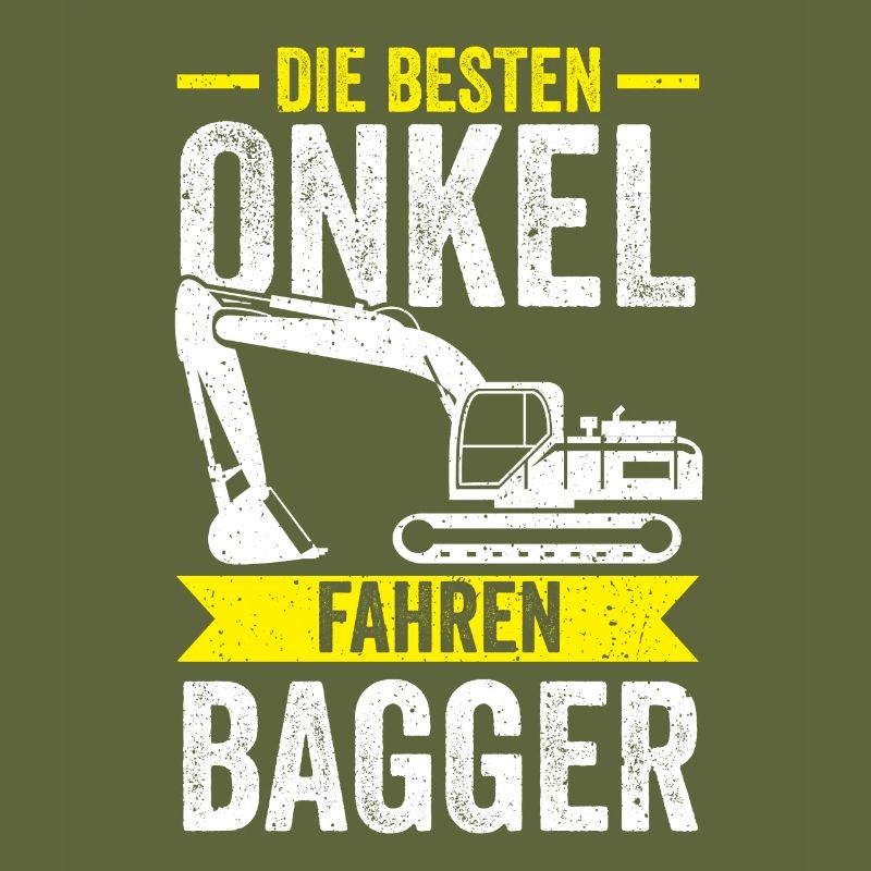 Baggerfahrer Onkel Baggern Bagger