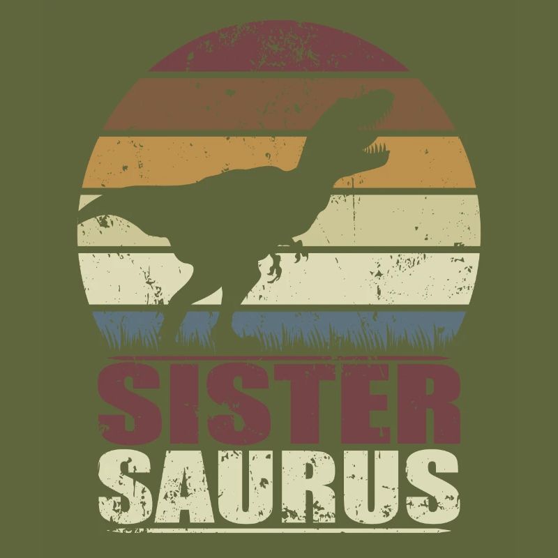 SisterSaurus Schwester Dinosaurier Sister Saurus