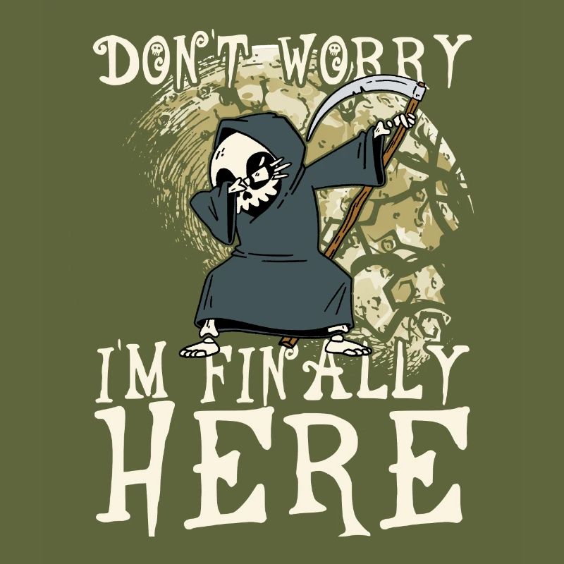 I'm finally here Dabbender Grim Reaper Dabbing Moon