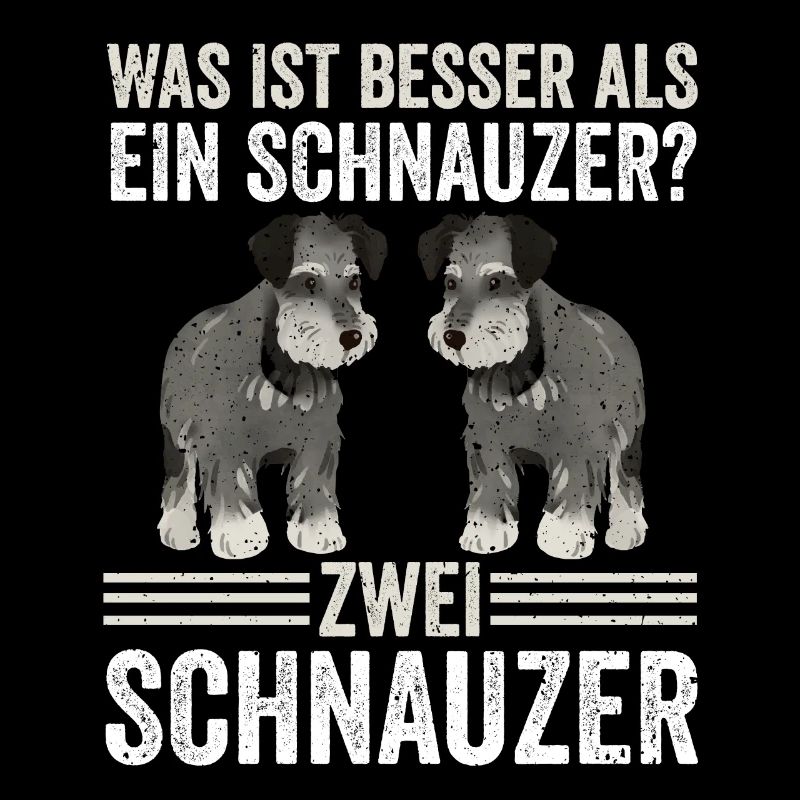 Zwei Schnauzer Hund Schnauzer
