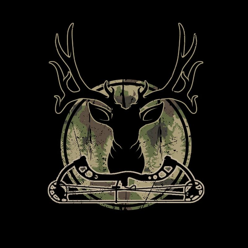 Hirschkopf Compound Bow Jäger Pfeil & Bogen