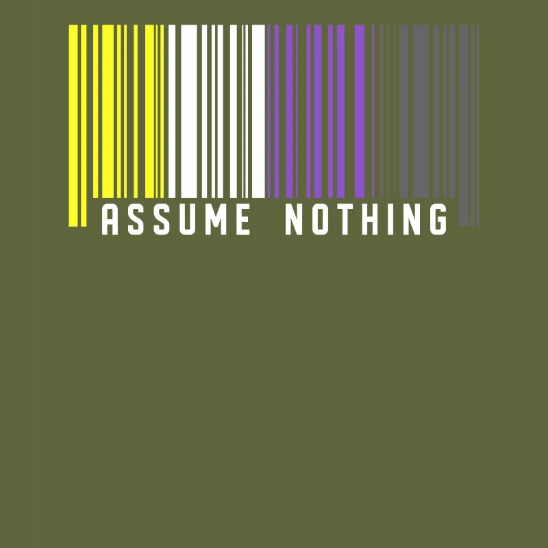 | non binaire Indicateur de code-barres Pride non binaire