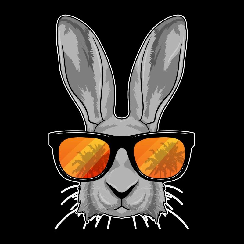 Hase mit Sonnenbrille