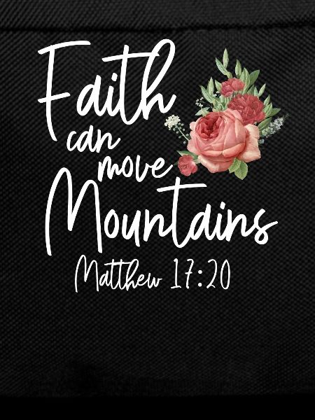 Christian Bible Verse Quote Rose