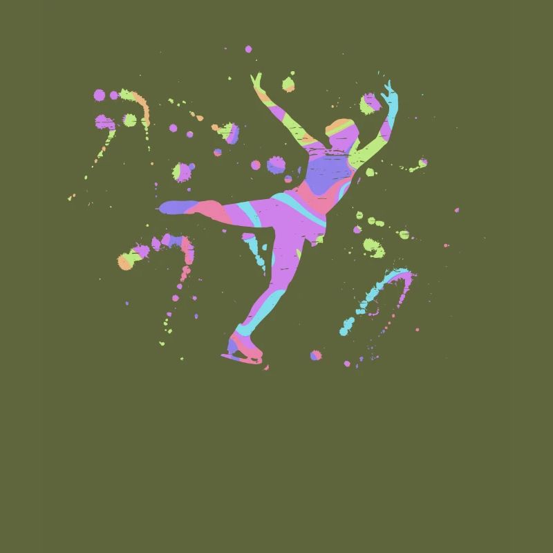 Eisläufer Eiskunstlauf Silhouette