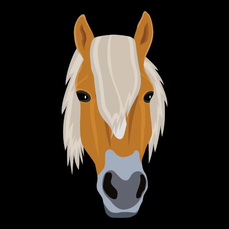 Haflinger Head Riding Pony Gift