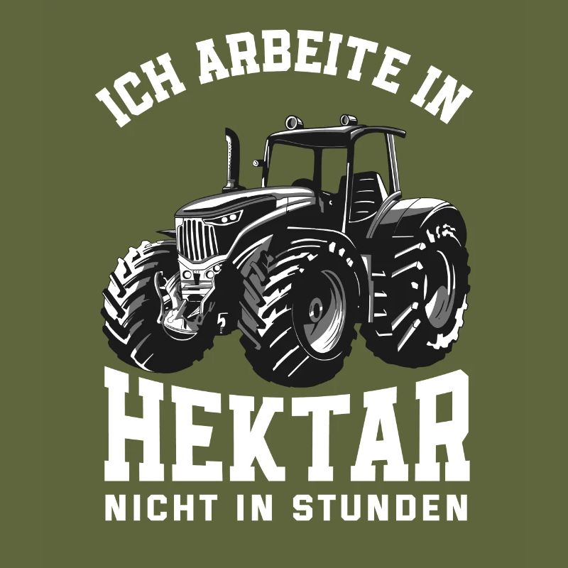 Traktor Acker Hektar Farmer Geschenk