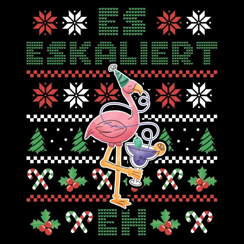 Christmas Flamingo It Escalates Anyway
