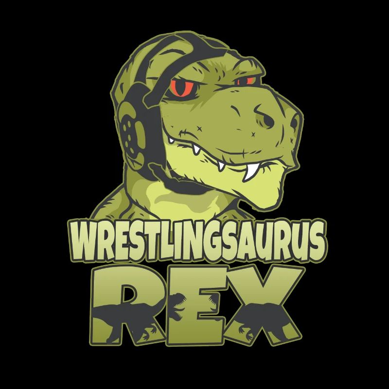Wrestlingsaurus Rex Lutteur Lutte Dinosaures