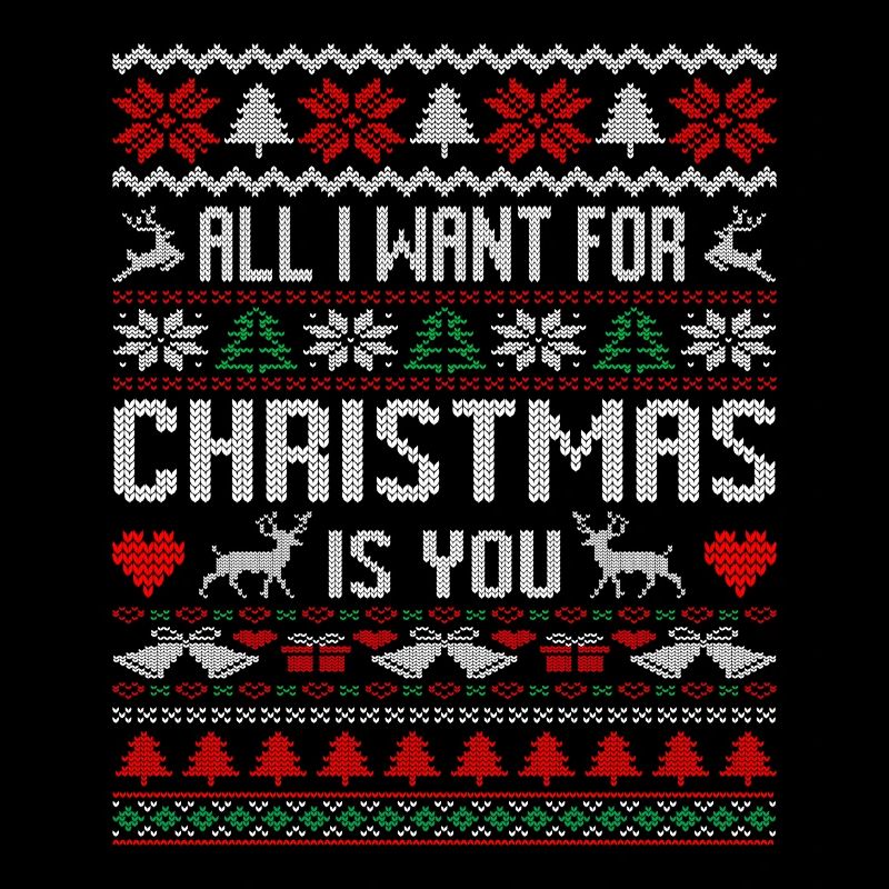Hässlicher Weihnachtspullover Alles was ich zu Weihnachten will