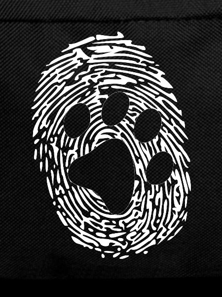 Dog - Dog paw in fingerprint