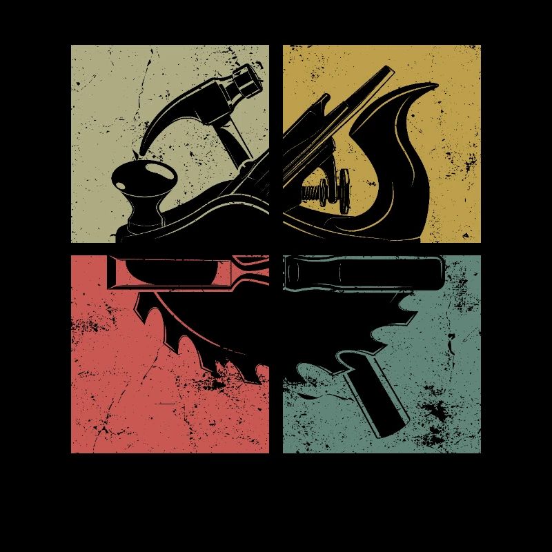 Woodworker Carpenter Tools Vintage