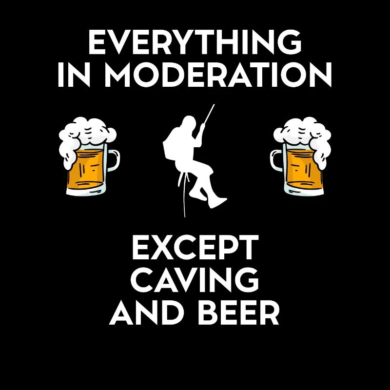 Caving Spelunking Potholing And Beer