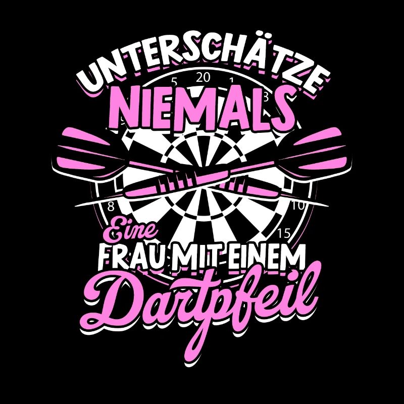 Frau Mit Dartpfeil Darts Dart Dartspieler Geschenk