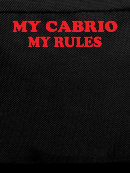 My Convertible My Rules