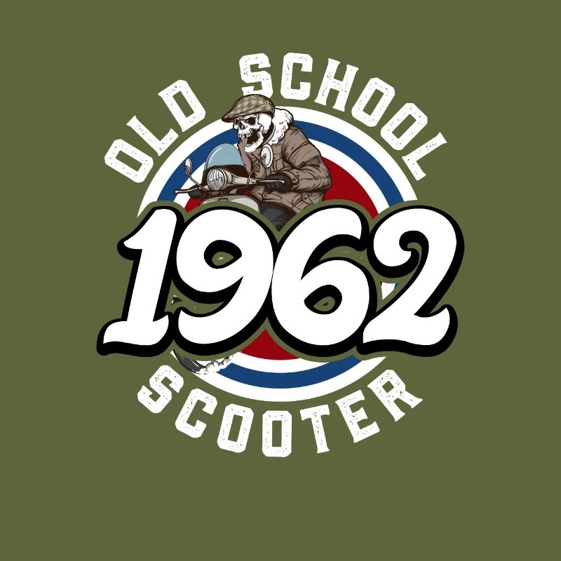 60. Geburtstag Roller Motorroller Rollerfahrer