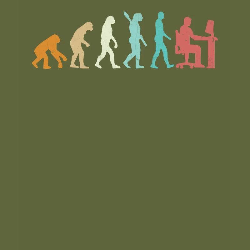 Evolution Programmer Coder Gamer Developer Geek