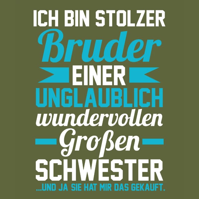 Ich bin stolzer Bruder einer großen Schwester