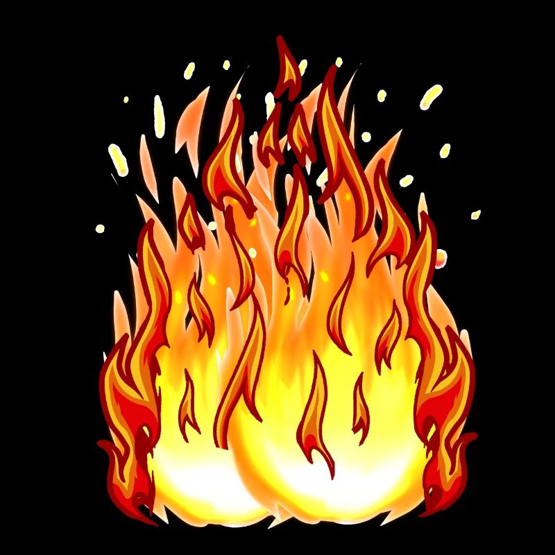 Fire Flame Fireball Inferno Burn Fire