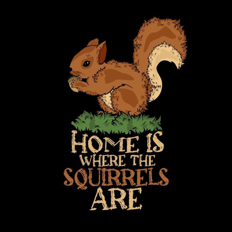 Squirrel Lover Gift Woman Squirrel