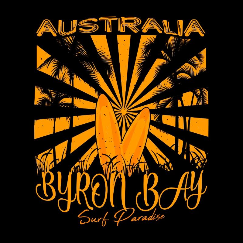 Byron Bay Australia Surfing Paradise