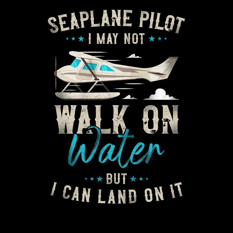 Airplane Pilot Vintage Seaplane