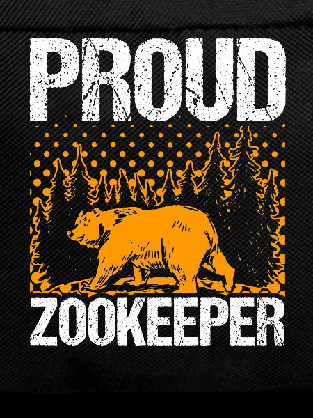 Stolzer Zoowärter Beruf Zoopfleger Zoo