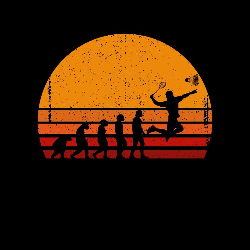 Badminton und Federball Evolution